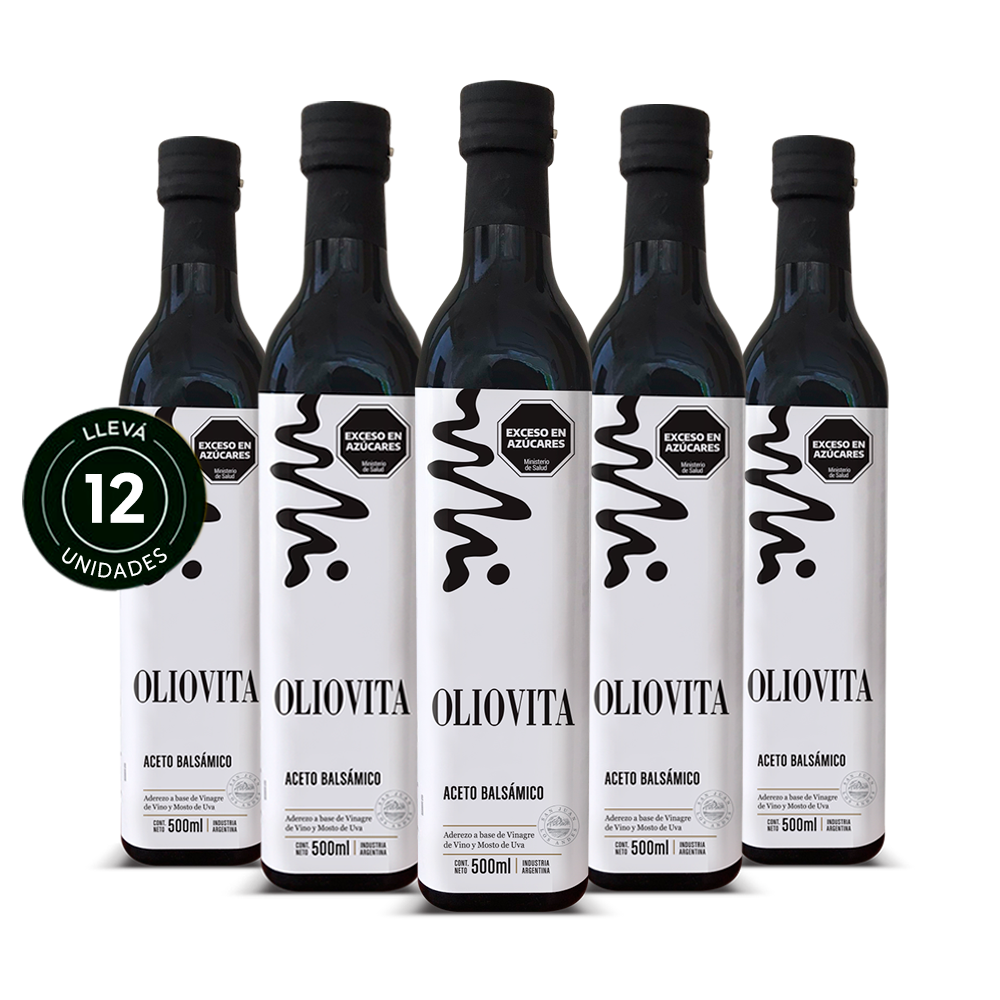 Oliovita Aceto Balsámico Tradicional 12 unidades x500 ml