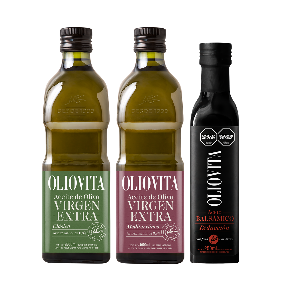 Combo Mix Blends Oliovita + Aceto Reducción Sin Gluten