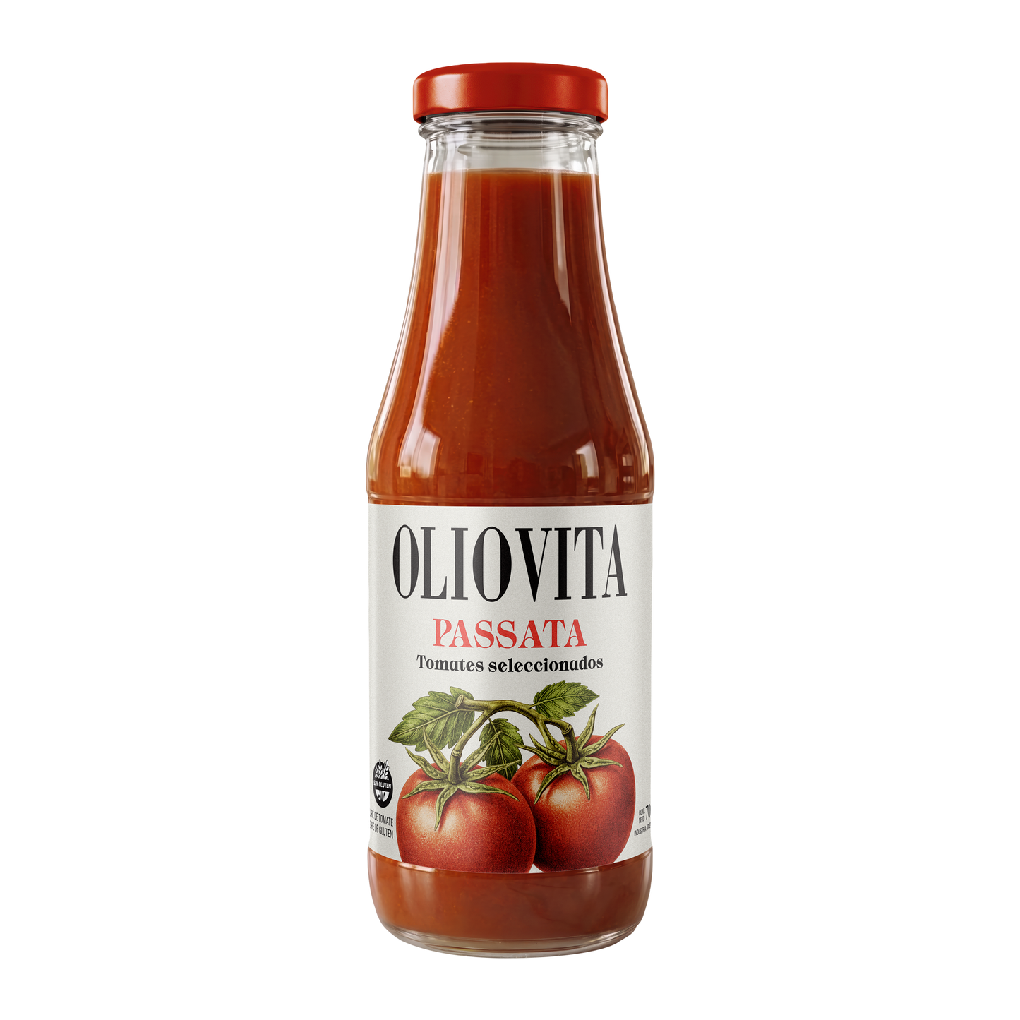 Oliovita Combo Salsa Passata Sin gluten BT x4u. 700gr