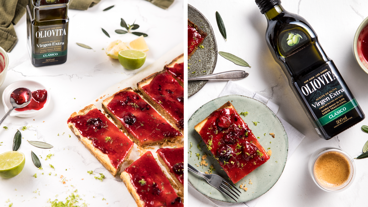 Receta de Barras de Cítrico con Aceite de Oliva - Oliovita
