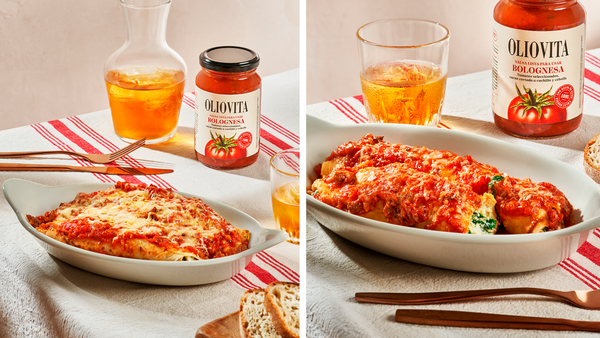 Cómo preparar Canelones de espinaca y ricota con Salsa Bolognesa