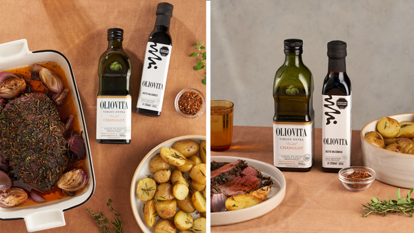 Marinada para carne al horno con aceite de oliva y Aceto Balsámico