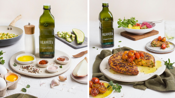 Tortilla de zapallitos y zanahorias