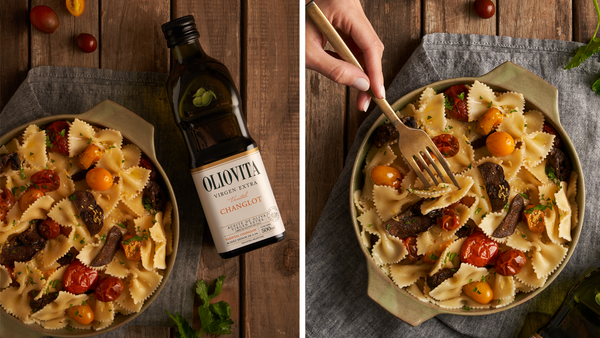 Moñitos con cherrys y hongos