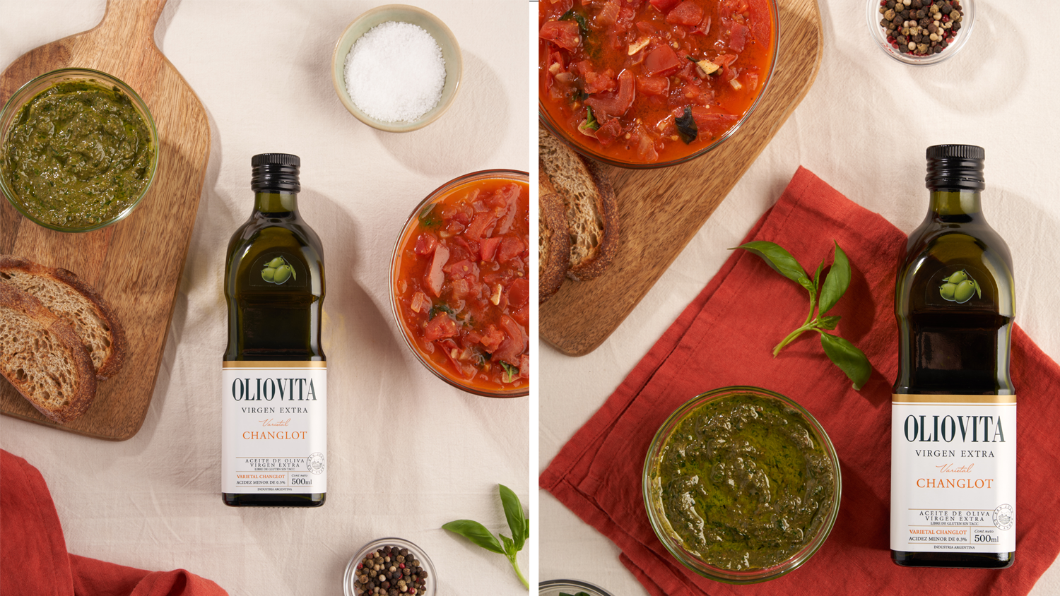 Pesto de rúcula y salsa fileto: recetas express con aceite de oliva