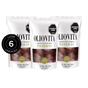 Aceitunas Oliovita enteras negras doypack 300gr x6