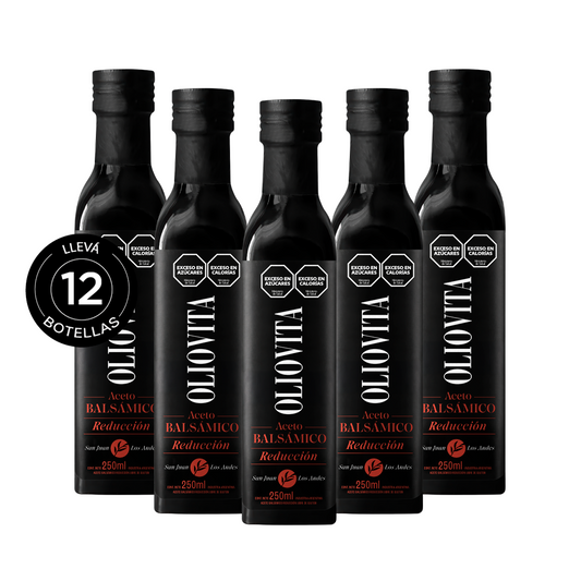 Oliovita Aceto Balsámico Reducción Sin Gluten x12u de 250 ml Bt