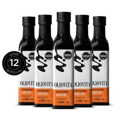 Oliovita Aceto Balsámico Reducción 12 unidades x250 ml