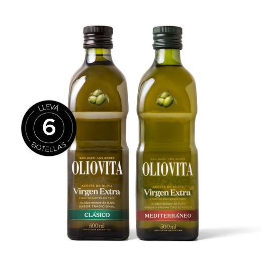 Aceite de Oliva Virgen Extra - Oliovita Blends 6 unidades x 500ml