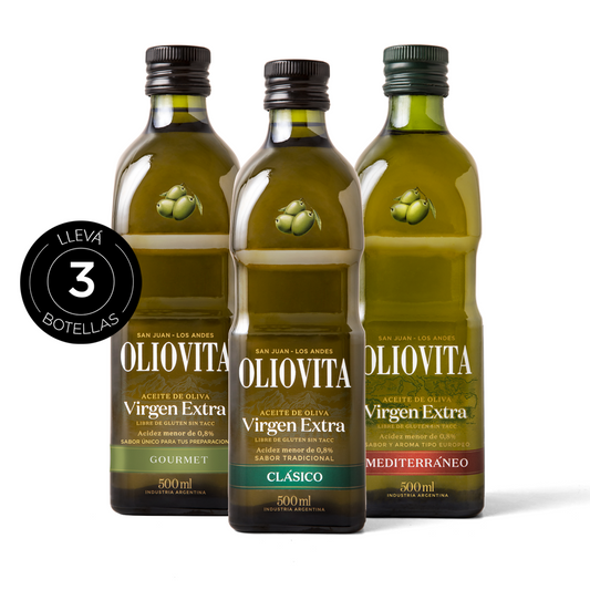 Aceite de Oliva Virgen Extra - Oliovita Blends 3 unidades x 500ml