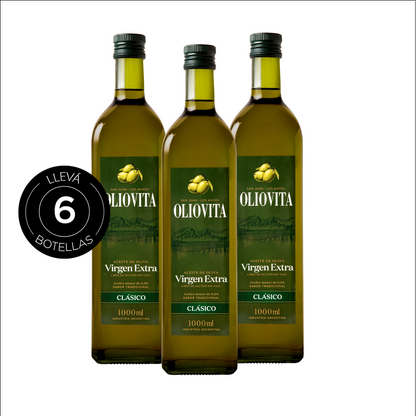 Aceite de Oliva Virgen Extra - Oliovita Clasico BT 6x1000