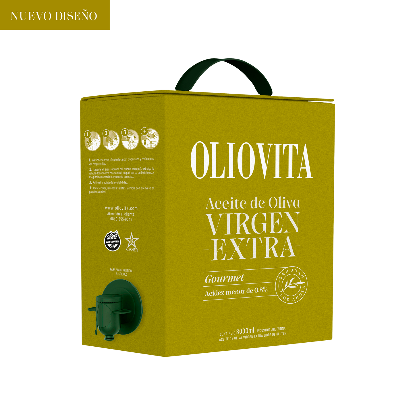Aceite de Oliva Virgen Extra - Oliovita Blend Gourmet Bag in box 1x3000