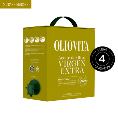 Aceite de Oliva Virgen Extra - Oliovita Blend Gourmet Bag in box 4x3000