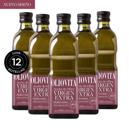 Aceite de Oliva Virgen Extra - Oliovita Blend Mediterráneo 12 unidades x 500ml