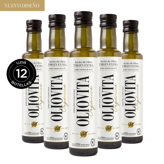 Aceite de Oliva Virgen Extra - Oliovita Orgánico 12 unidades x 250ml