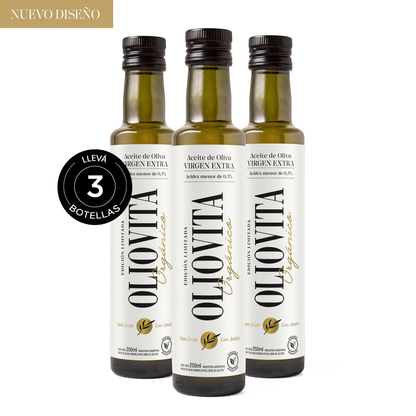 Aceite de Oliva Virgen Extra - Oliovita Orgánico 3 unidades x 250ml