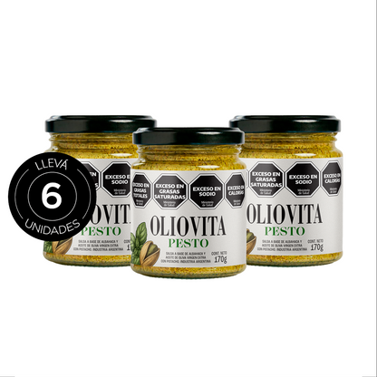 Oliovita Salsa Pesto 6 unidades x170gr