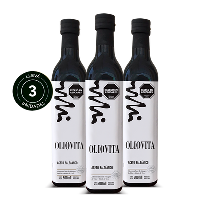 Oliovita Aceto Balsámico Tradicional 3 unidades x500 ml