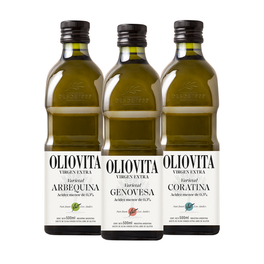 Aceite de Oliva Virgen Extra - Oliovita Mix Varietales 3u x 500ml