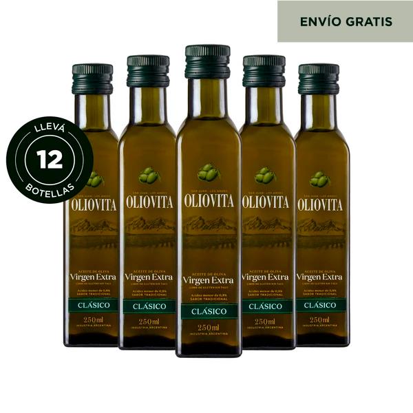 Aceite de Oliva Virgen Extra - Oliovita Blend Clásico 12 unidades x 250ml